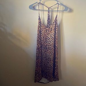 Cheetah print dress